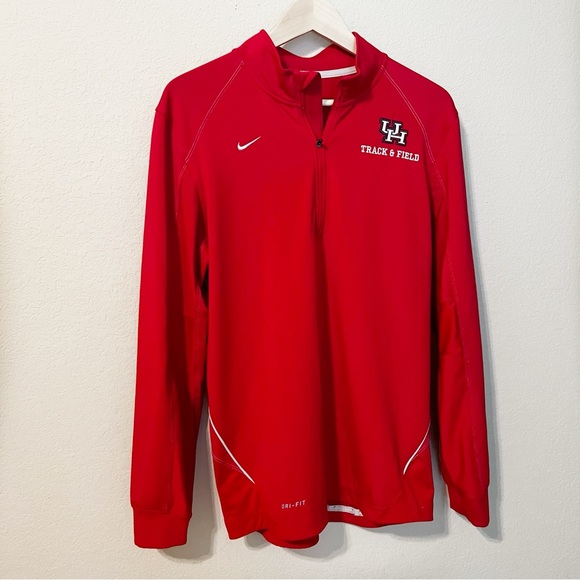 Nike Other - University of Houston Track and Field Nike Dry fit lightweight Pullover